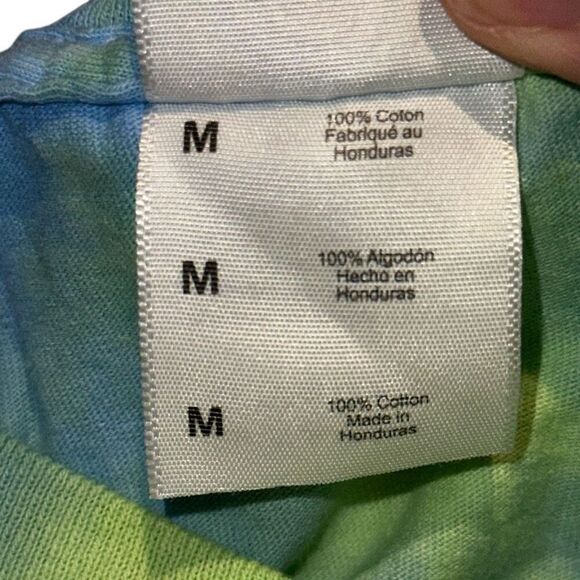 Colortone Multicolor Tie Dye Dancing Bears Short Sleeve T-Shirt Ladies Medium - Picture 6 of 9